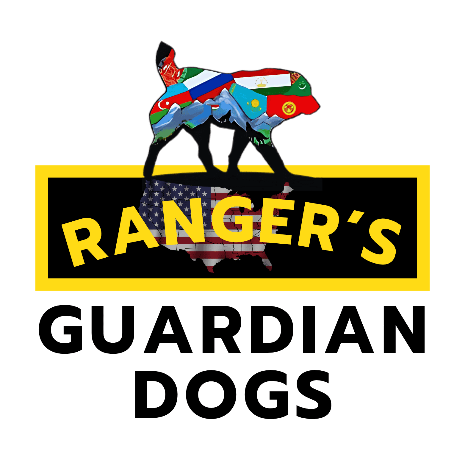 Ranger's Guardian Dogs logo brand identity.